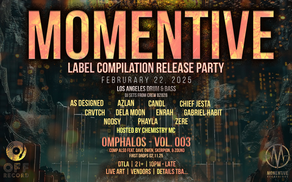 MOMENTIVE: Omphalos Vol. 003 (Label Compilation Release Party)
